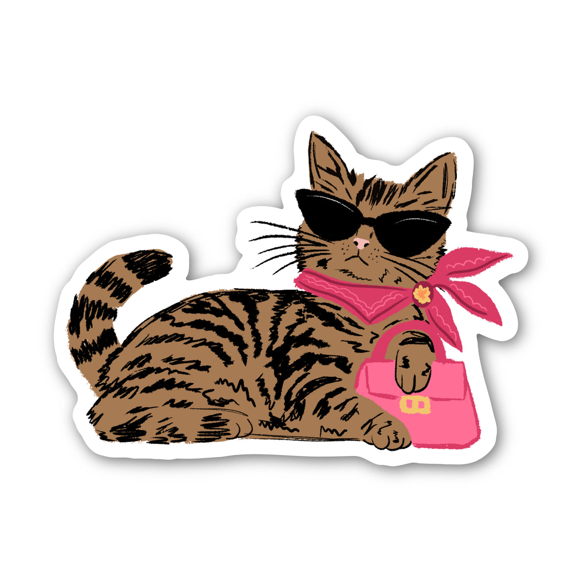 Cool Cat Sticker