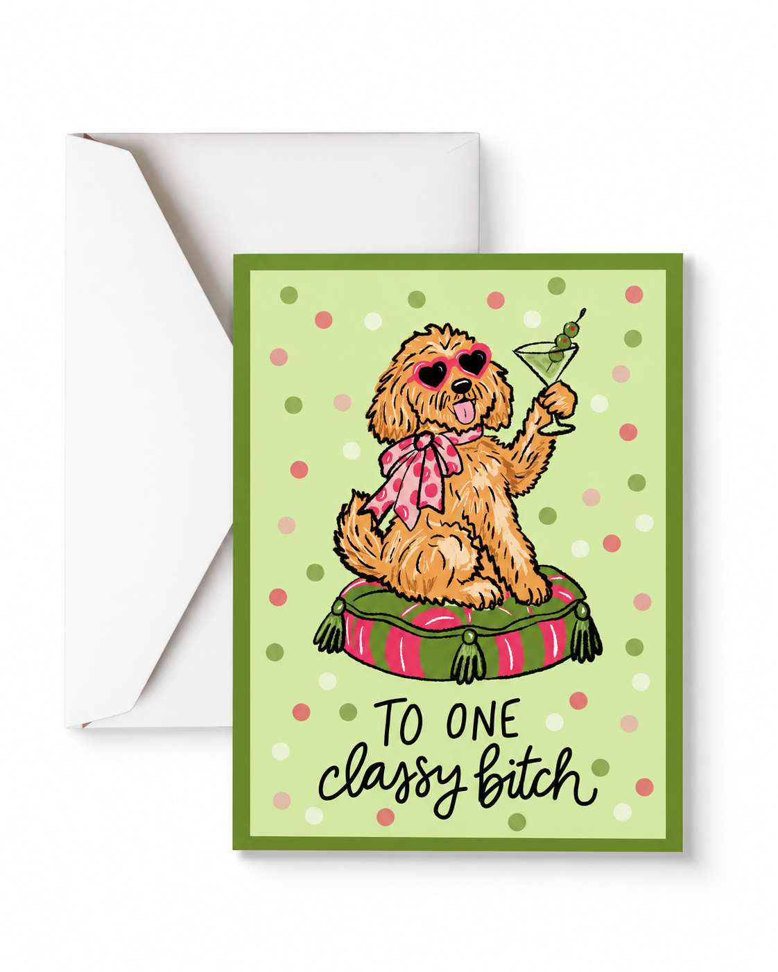 One Classy Dog Birthday Card