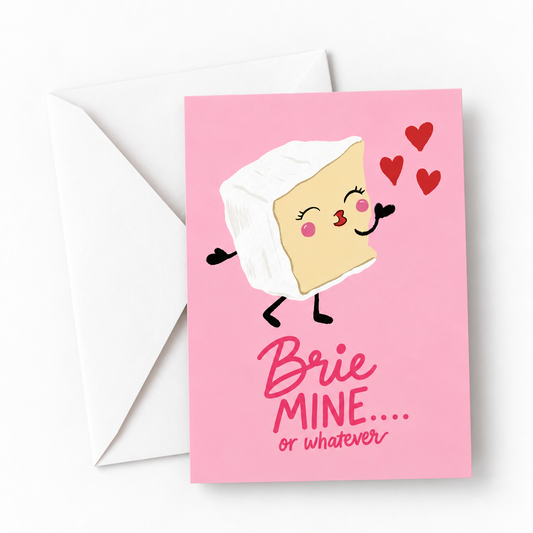 Brie Mine Cheese Card