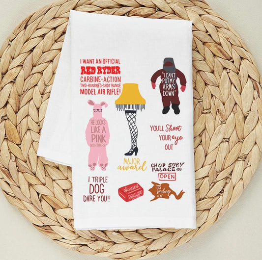 PRE ORDER* Christmas Story Tea Towel