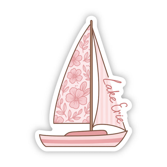 Lake Erie Sailboat Sticker